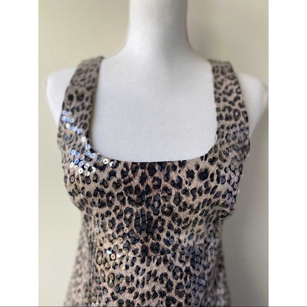 Brand Vintage Olibel Inc Leopard Print Cocktail D… - image 4