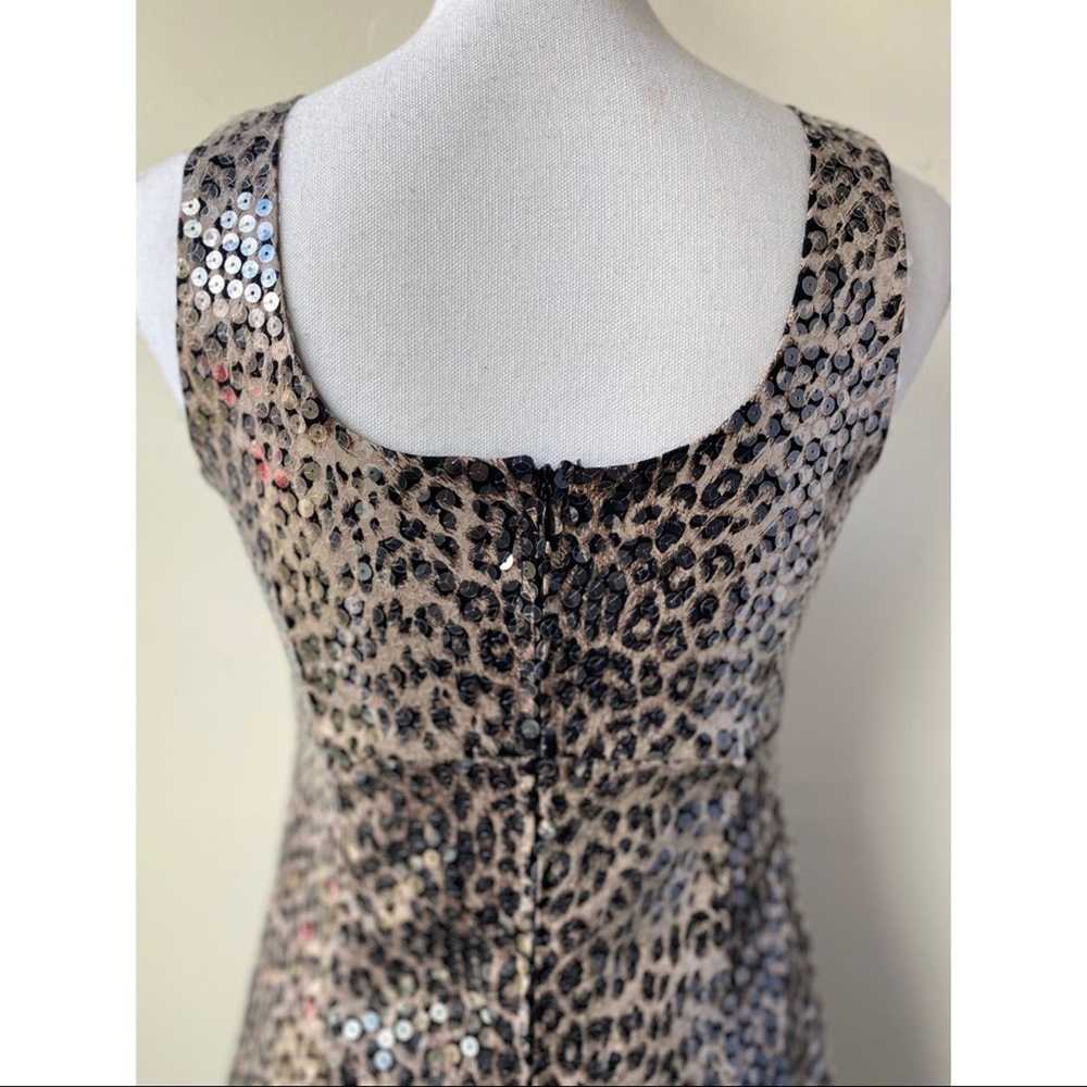 Brand Vintage Olibel Inc Leopard Print Cocktail D… - image 5