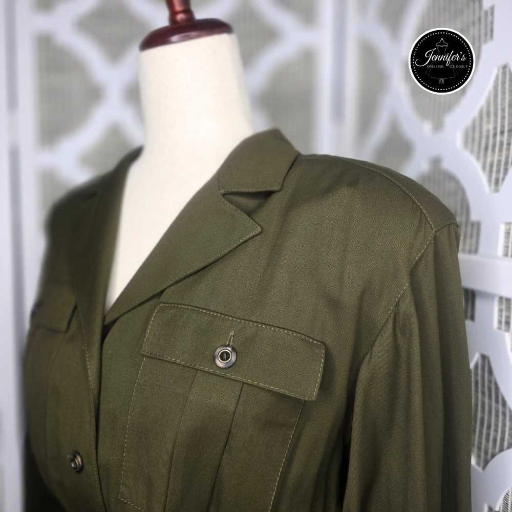 Liz Claiborne Petite Vintage Classic Olive Green … - image 2