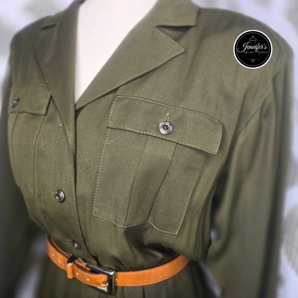 Liz Claiborne Petite Vintage Classic Olive Green … - image 4