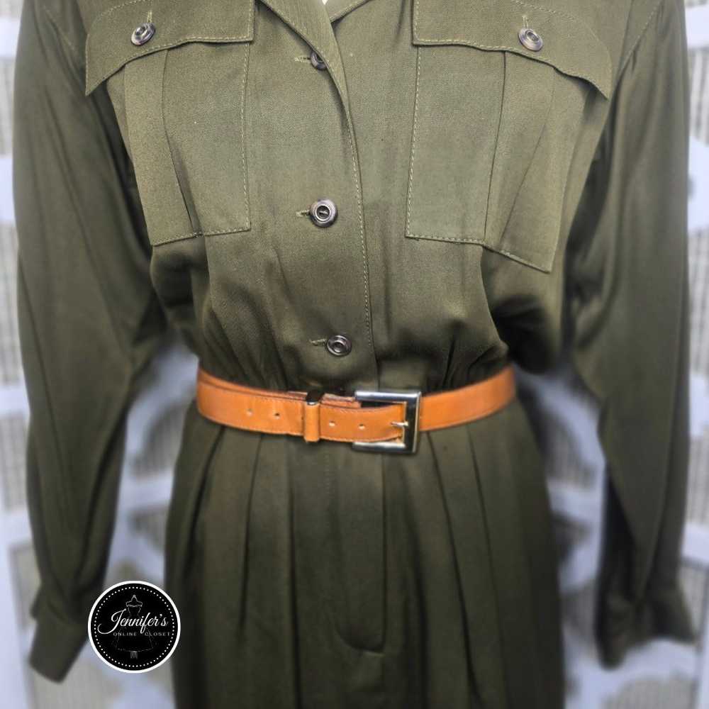 Liz Claiborne Petite Vintage Classic Olive Green … - image 5