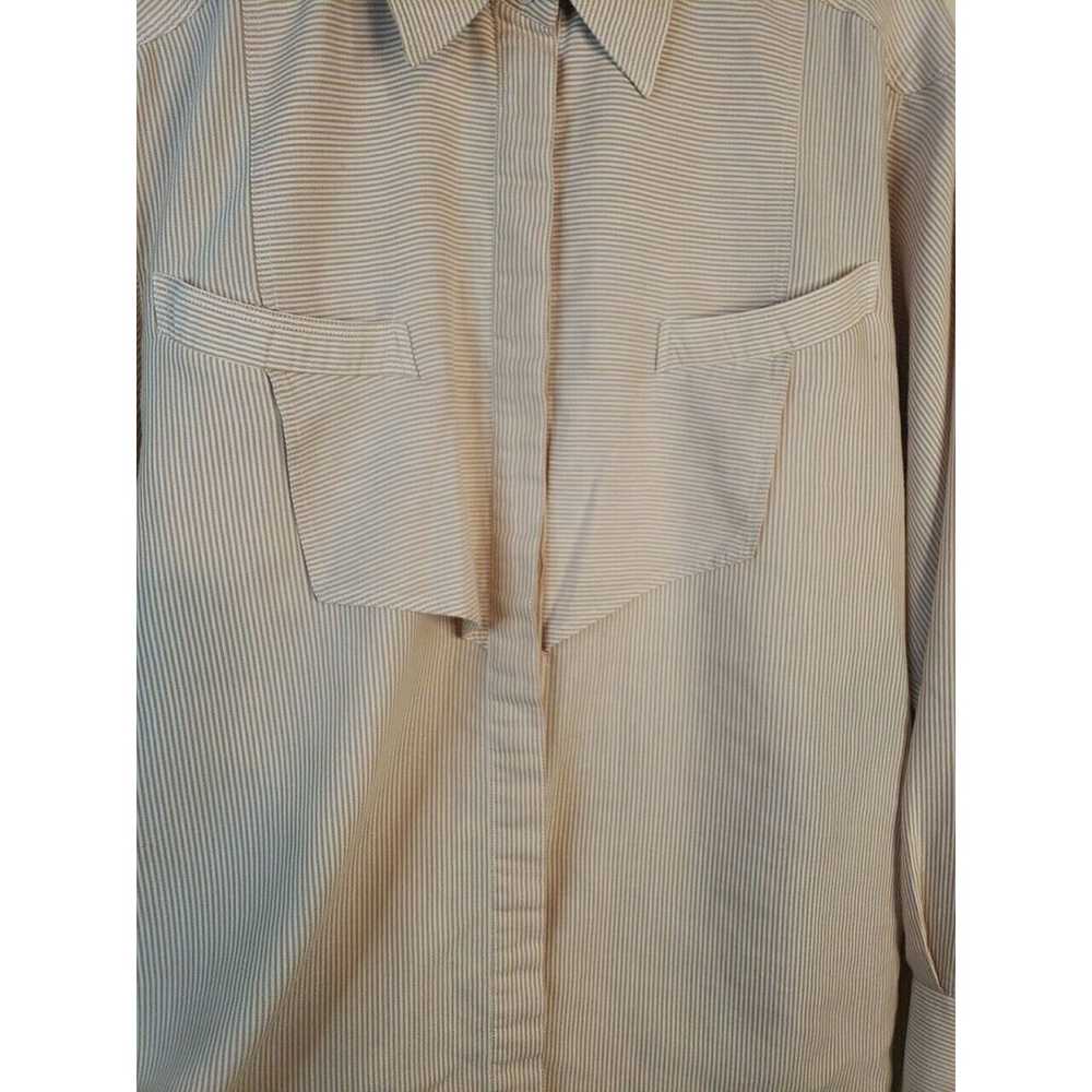 ESCADA VINTAGE Button Up Dress Shirt SIZE 40 12-1… - image 9