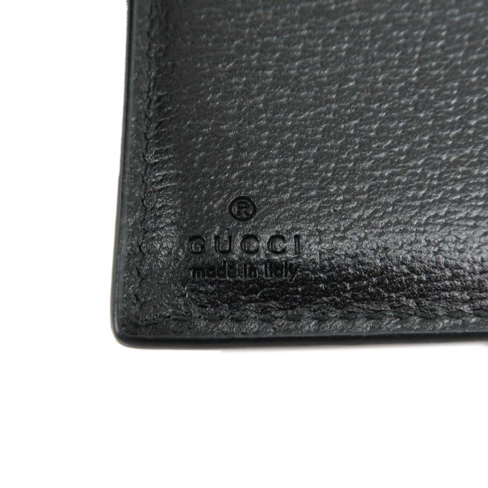 GUCCI GG Marmont Leather Bi-fold Card Case Black … - image 11