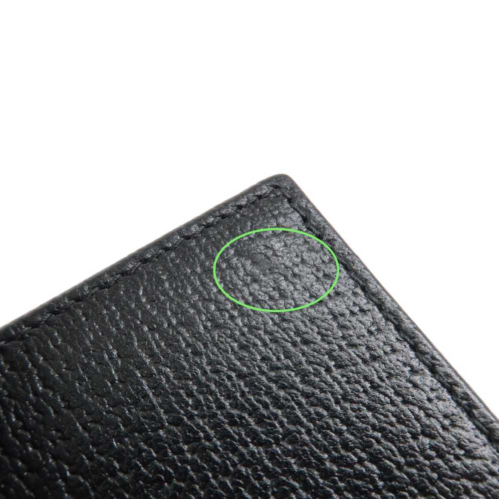 GUCCI GG Marmont Leather Bi-fold Card Case Black … - image 9