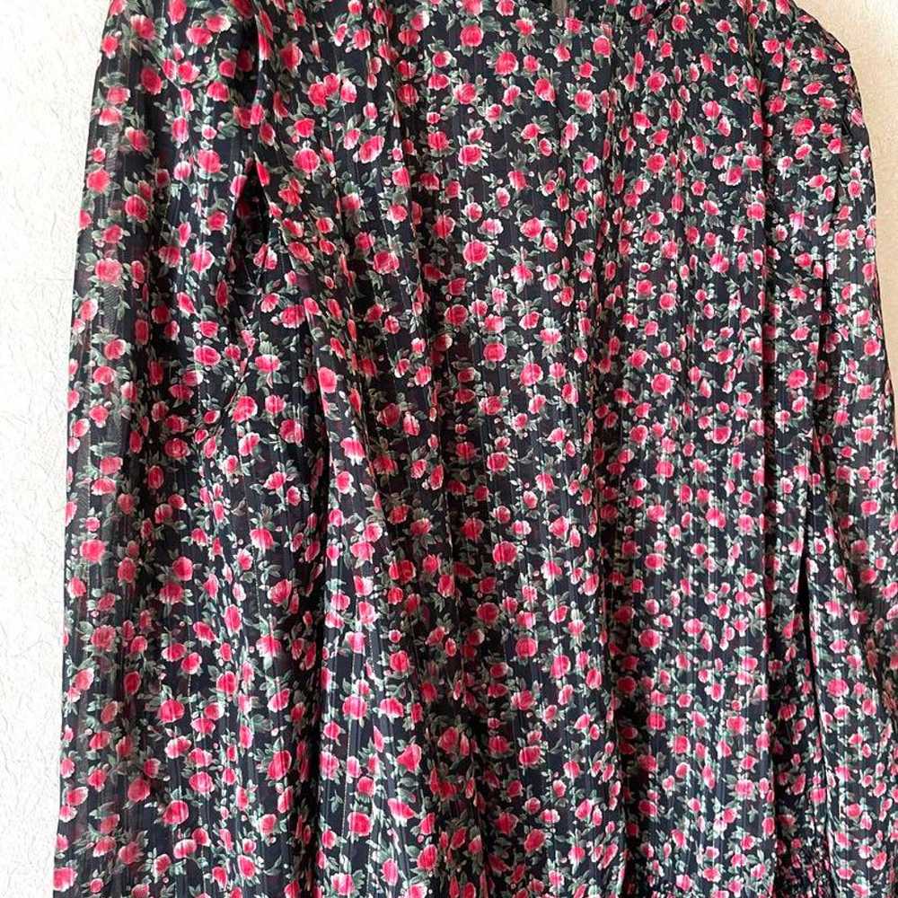 Vintage floral blouse, 90's 80's - image 4