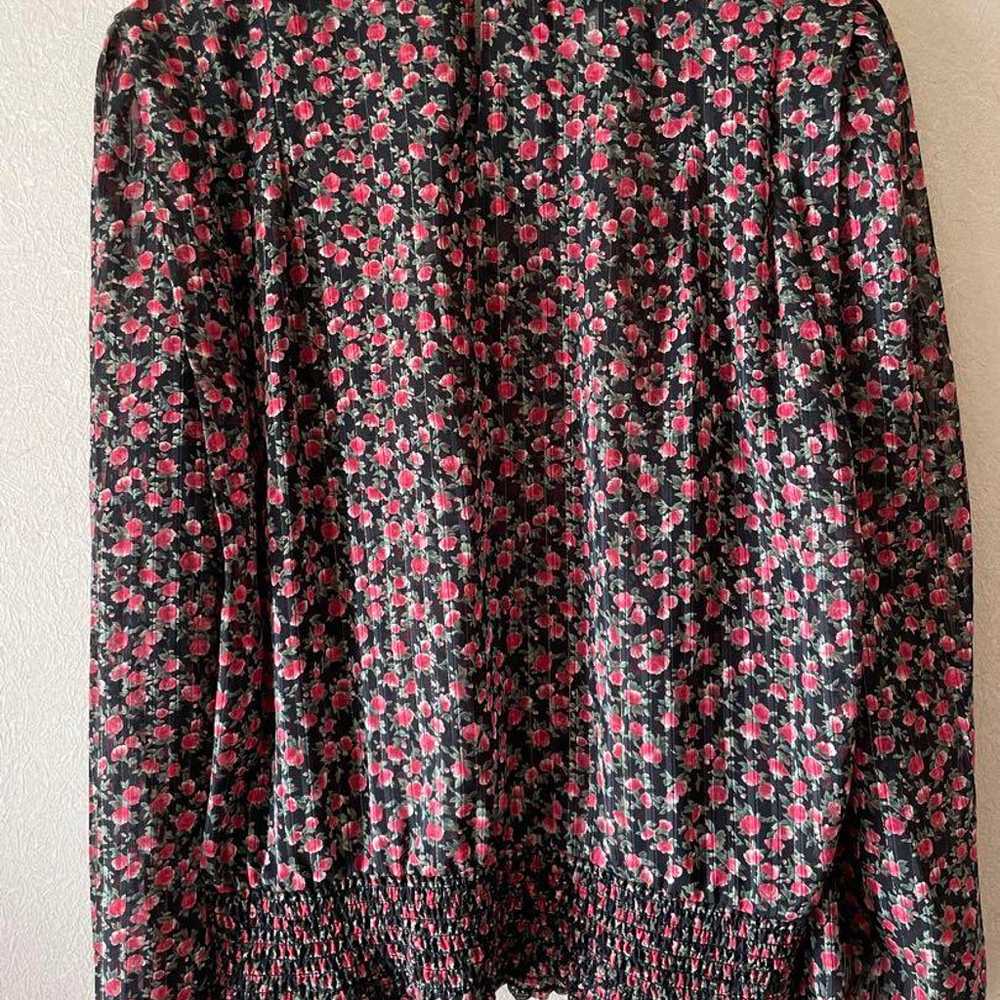 Vintage floral blouse, 90's 80's - image 5