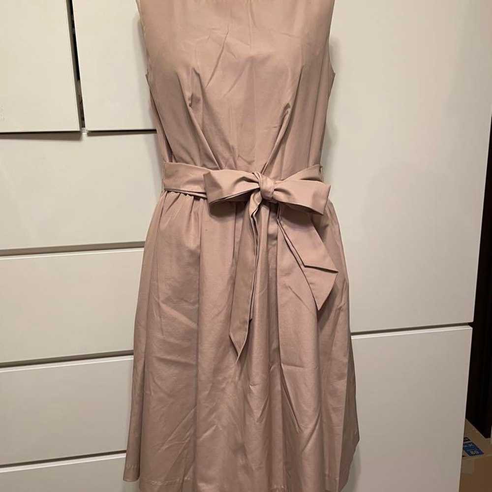 m's select size 38 beige sleeveless dress - image 2