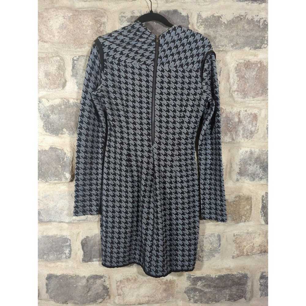 P. Luca Milano Dress Woman's Large Gray Black Hou… - image 4