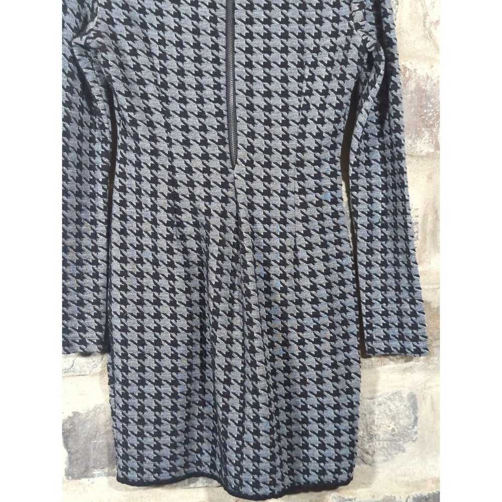 P. Luca Milano Dress Woman's Large Gray Black Hou… - image 6