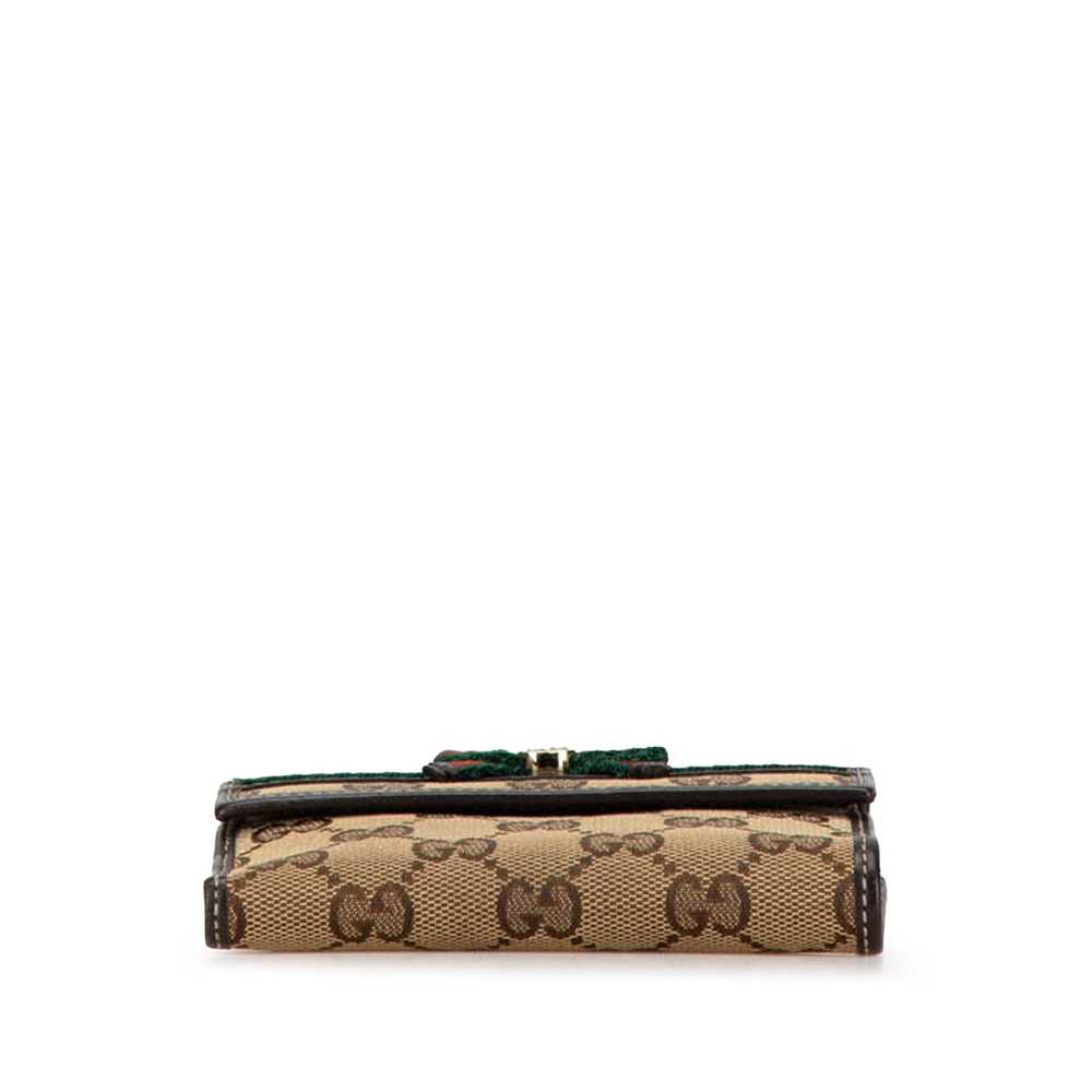 Brown Gucci GG Canvas Princy Compact Wallet - image 3