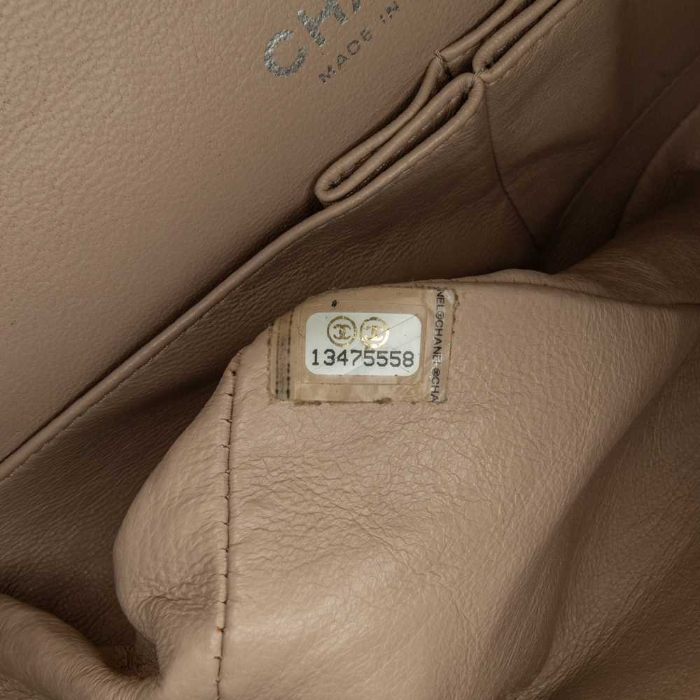 Pink Chanel Medium Lambskin Camellia Stitched Dou… - image 7