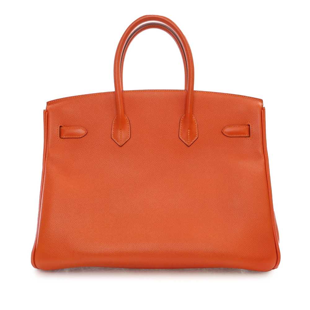 Orange Hermès Epsom Birkin 35 Handbag - image 4