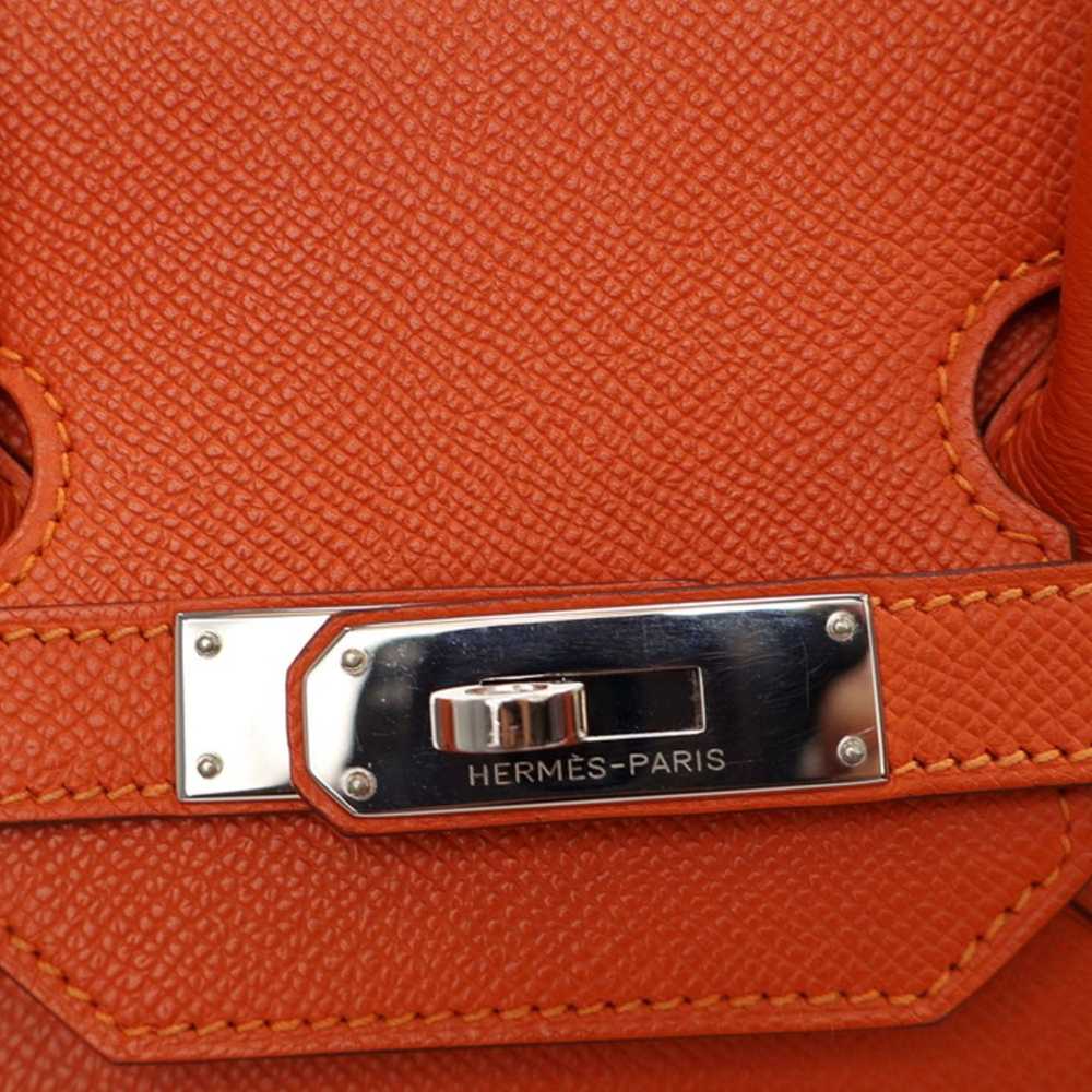 Orange Hermès Epsom Birkin 35 Handbag - image 9