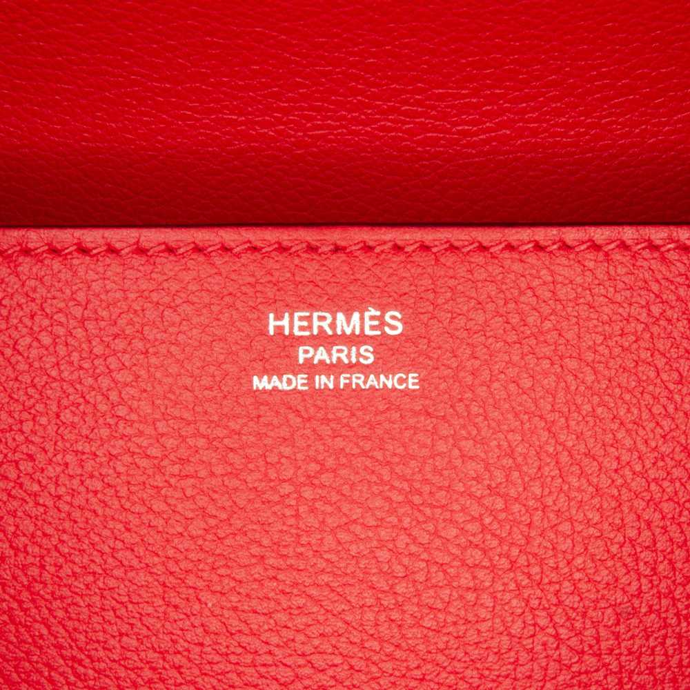 Red Hermès Evercolor Twins Crossbody Bag - image 7