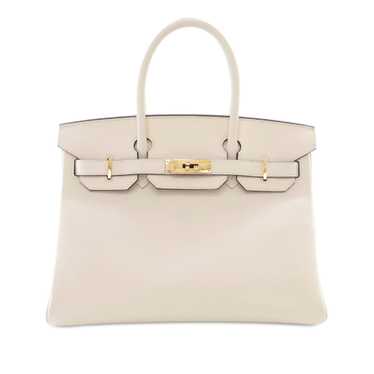 White Hermès Epsom Birkin Retourne 30 Handbag - image 1