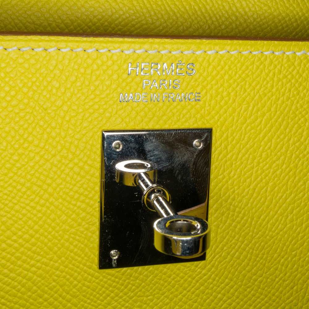 Yellow Hermès Epsom Candy Kelly II Retourne 35 Sa… - image 5