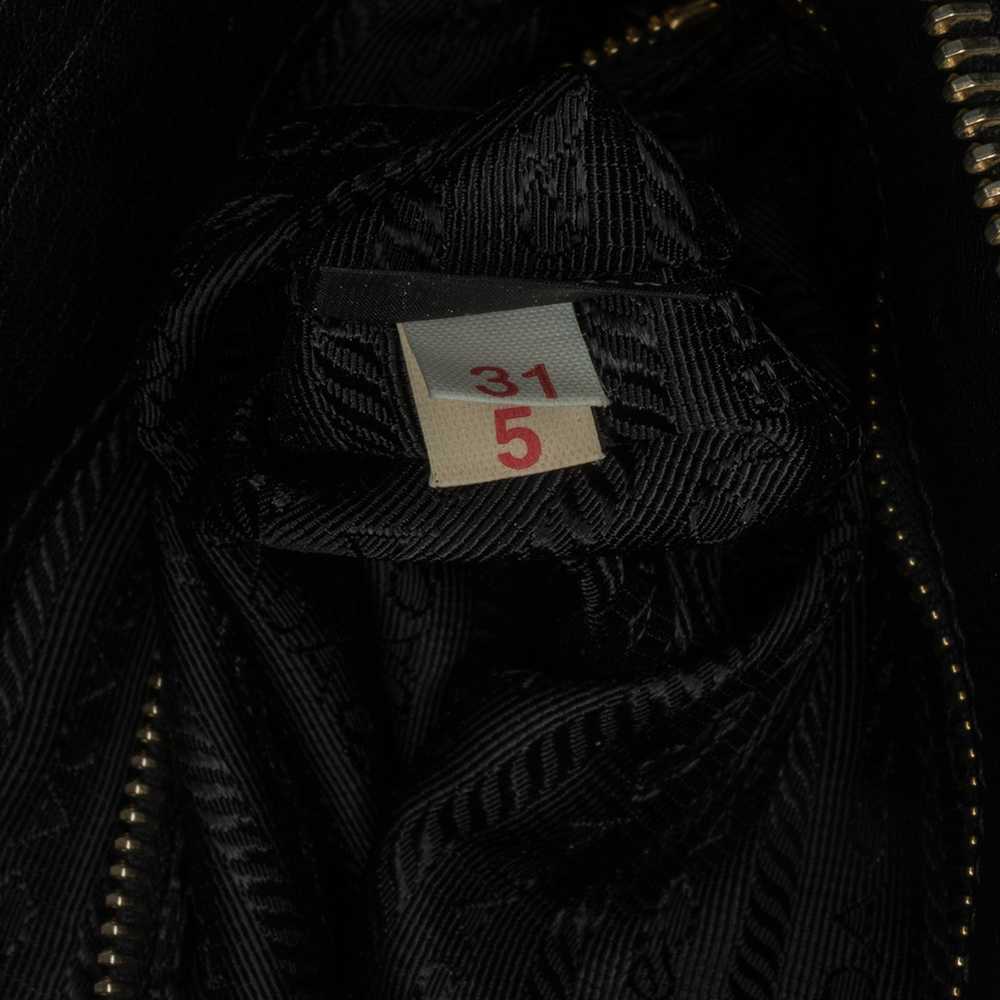 Black Prada Tessuto Gaufre Satchel - image 6