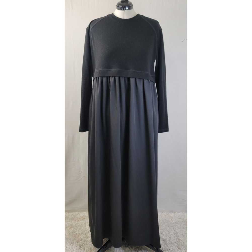 ADEPTT Knit and Flow Deha Maxi Dress Size 2XL Bla… - image 2