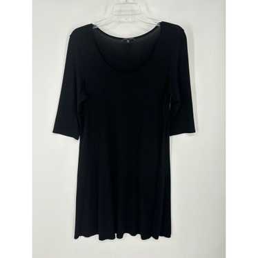 Eileen Fisher Little Black Dress Tunic Swing Alin… - image 1