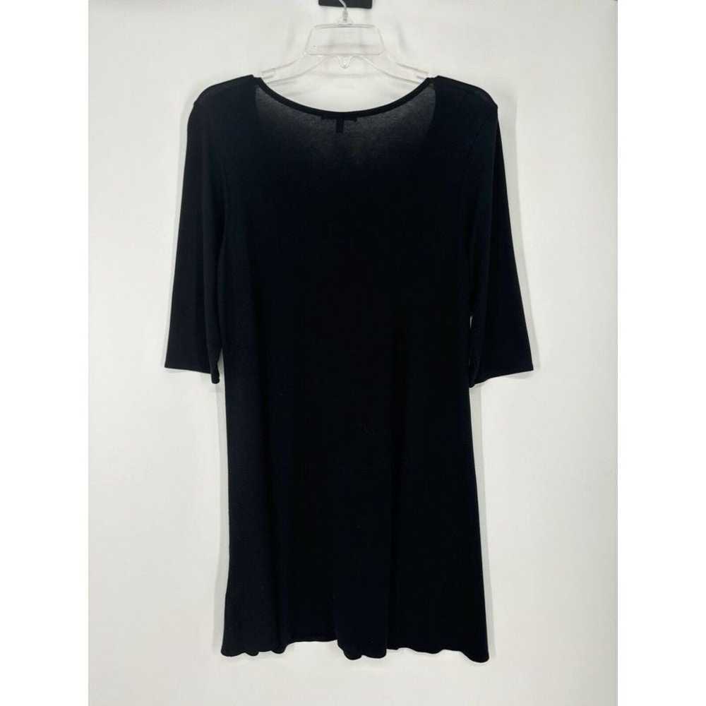 Eileen Fisher Little Black Dress Tunic Swing Alin… - image 2