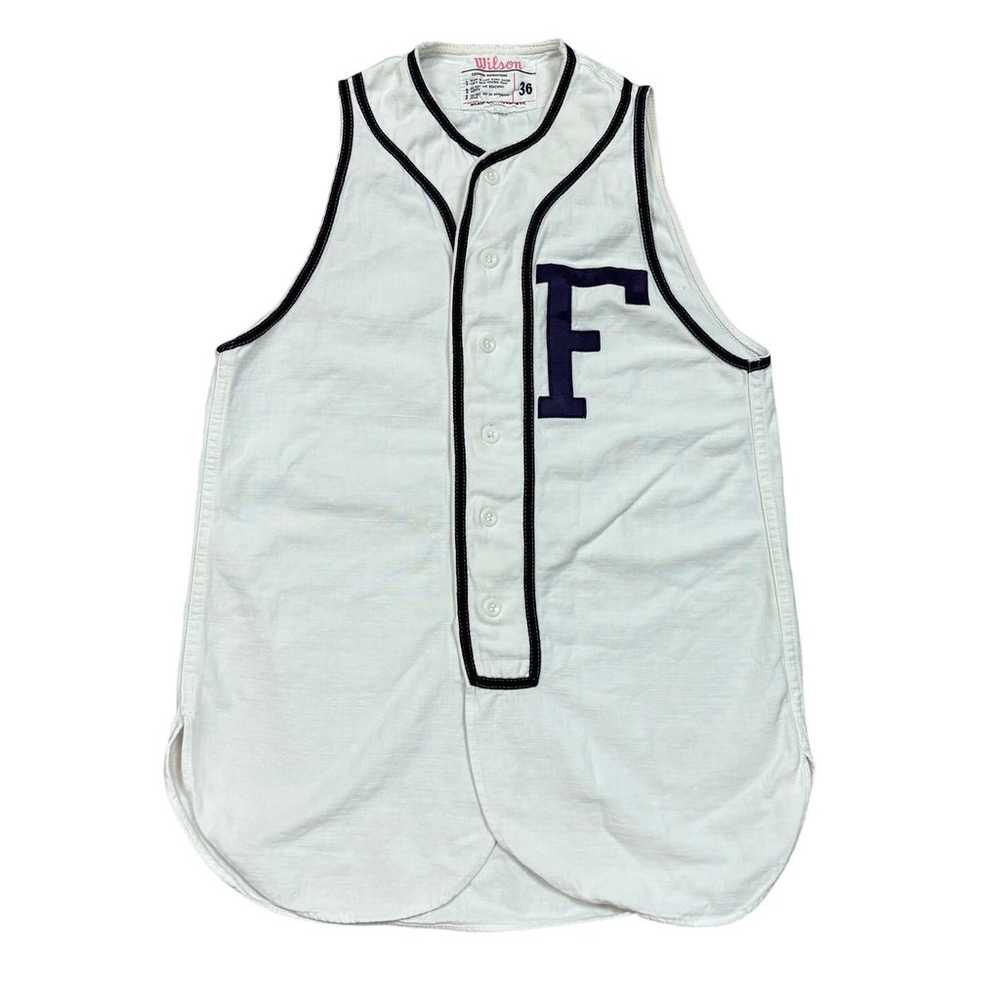 Vintage 50s 60s Wilson Sporting Goods Sleeveless … - image 1