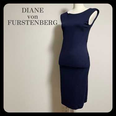 DIANE von FURSTENBERG Sleeveless Dress Navy - image 1