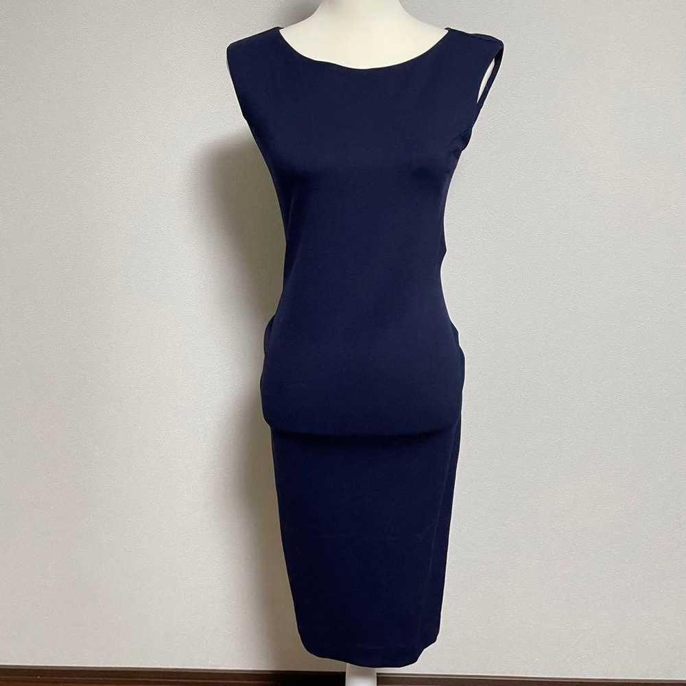 DIANE von FURSTENBERG Sleeveless Dress Navy - image 2