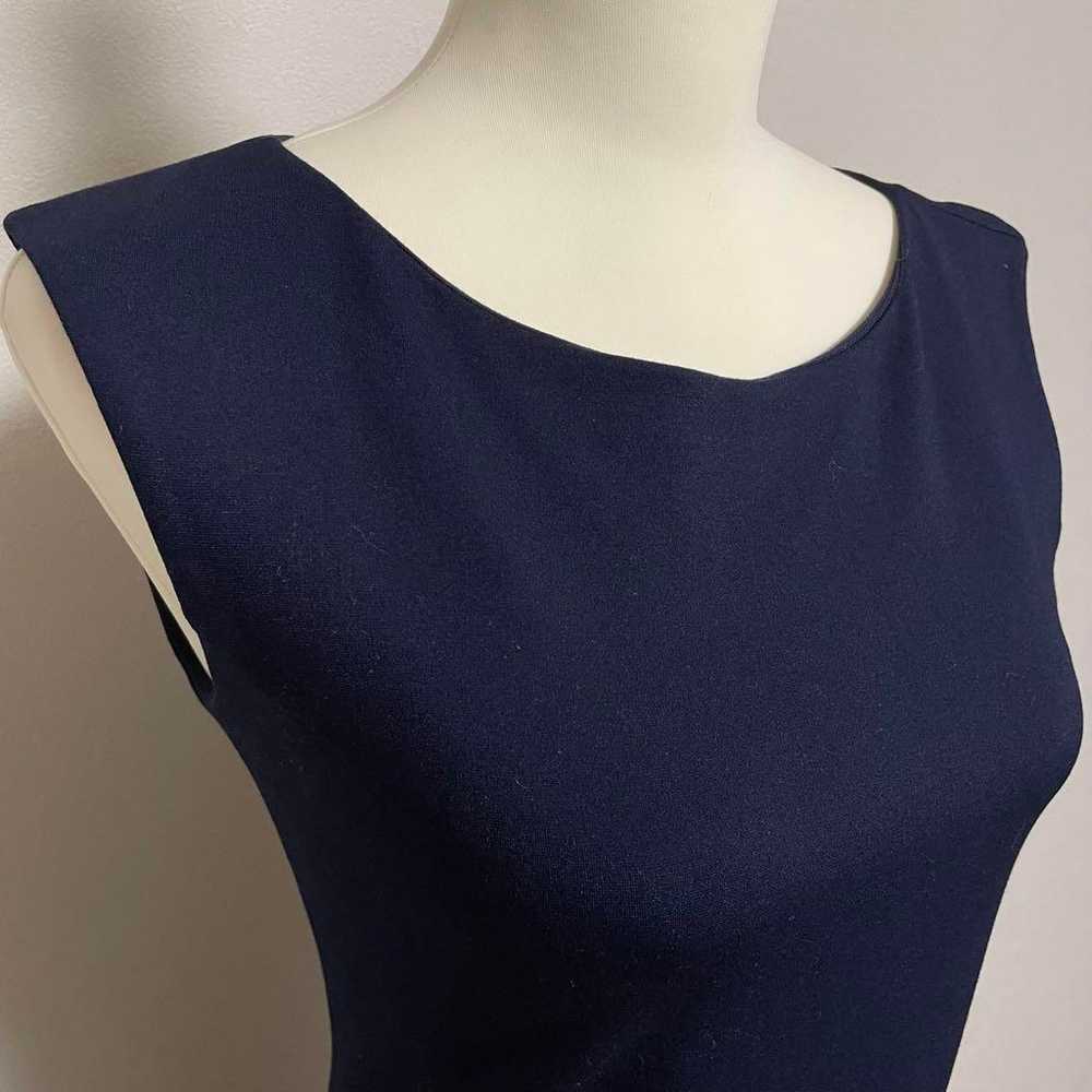 DIANE von FURSTENBERG Sleeveless Dress Navy - image 3