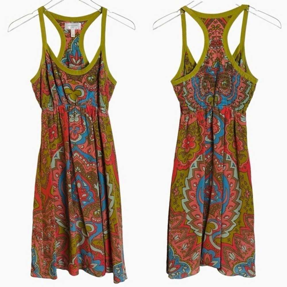 Anthropologie Moulinette Soeurs 100% Silk Racer B… - image 1