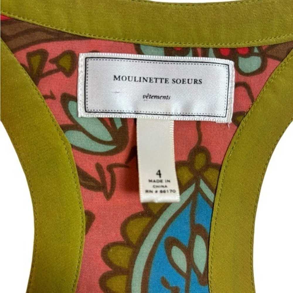 Anthropologie Moulinette Soeurs 100% Silk Racer B… - image 8