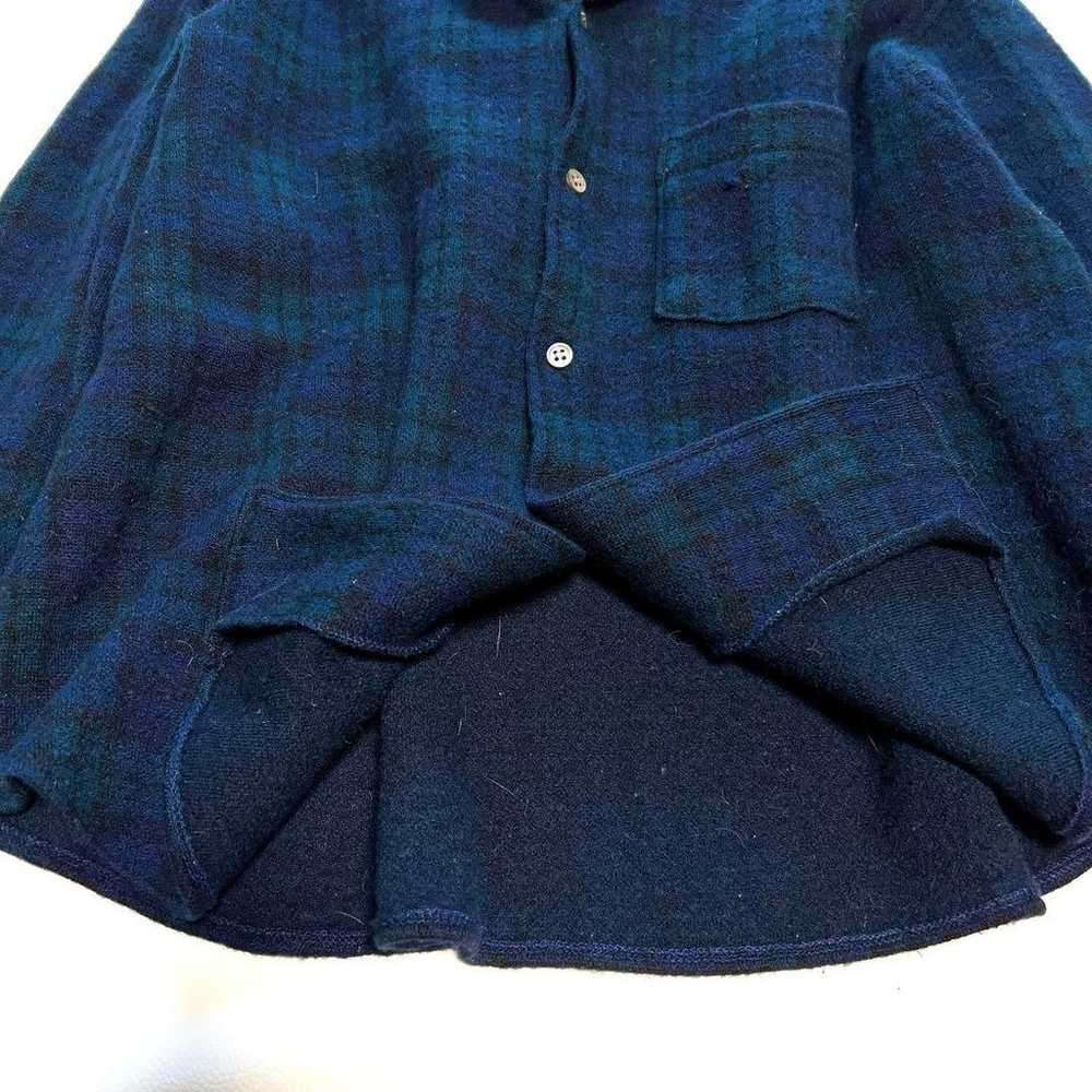 trico COMME des GARÇONS Check Wool Thick Shirt - image 4