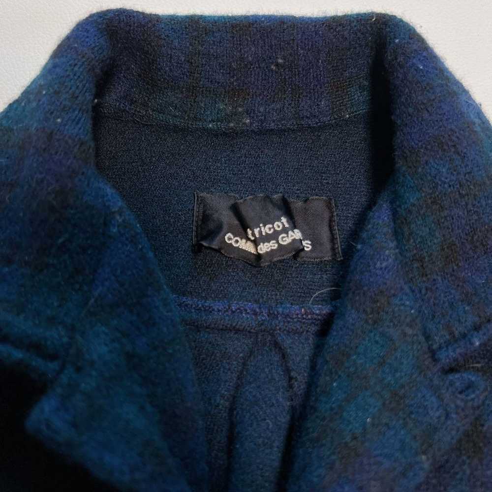 trico COMME des GARÇONS Check Wool Thick Shirt - image 5