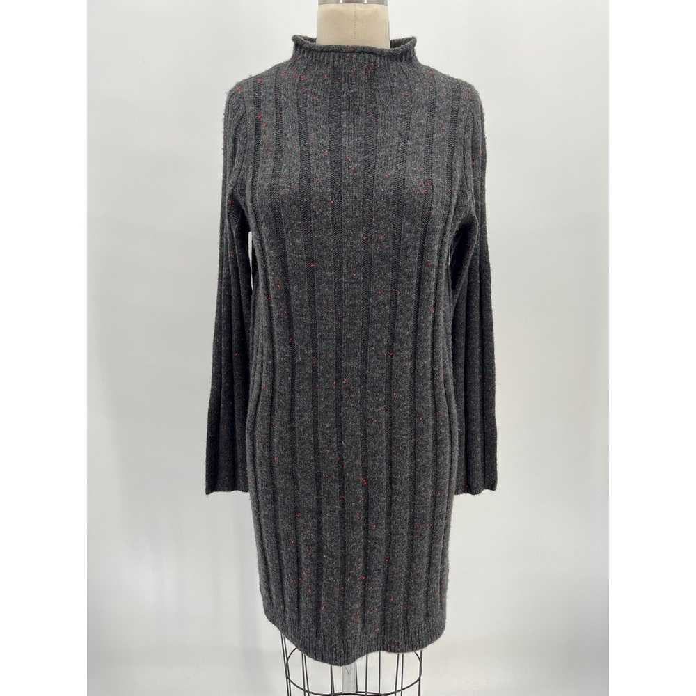 Madewell Donegal Rolled Mockneck Sweater Dress Sz… - image 1