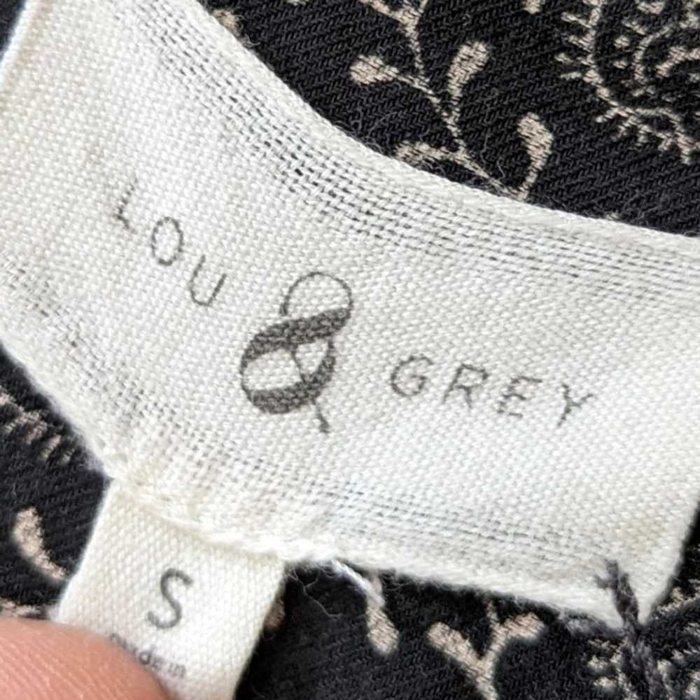 Lou & Grey Y2K Paisley Scallop Jumpsuit Drawstrin… - image 10