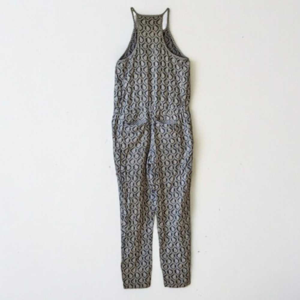 Lou & Grey Y2K Paisley Scallop Jumpsuit Drawstrin… - image 6