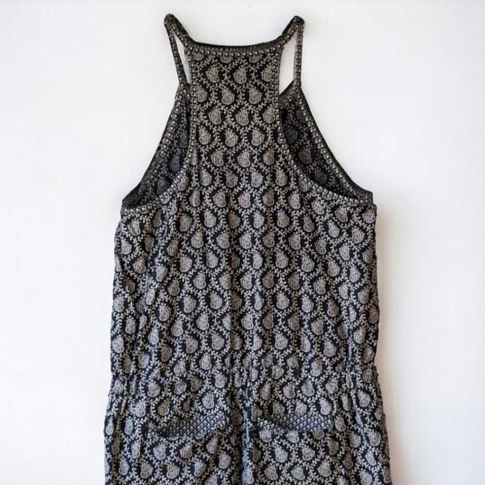 Lou & Grey Y2K Paisley Scallop Jumpsuit Drawstrin… - image 8