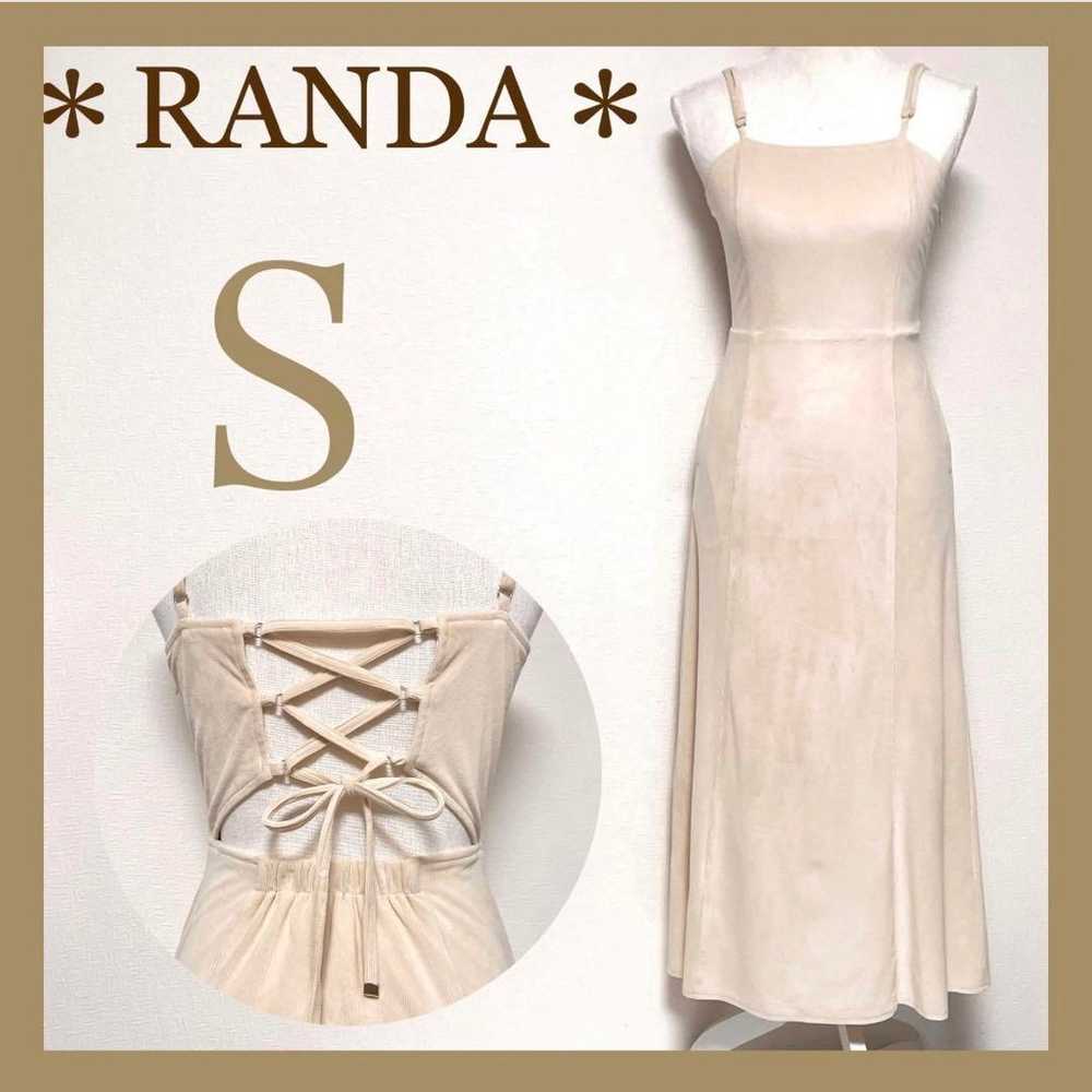 *RANDA* Mermaid Camisole Long Dress with Lace-up … - image 1