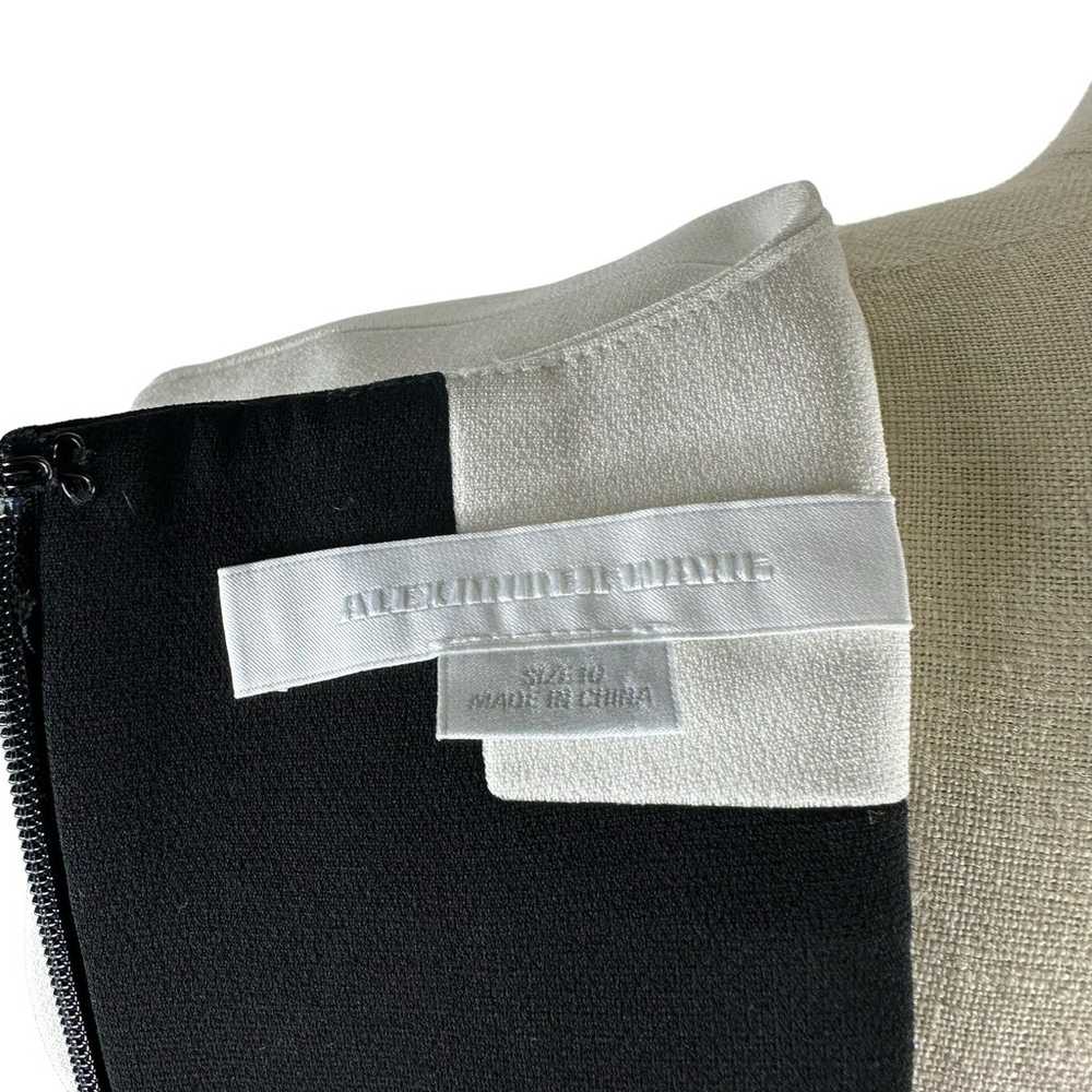 ALEXANDER WANG Black and White Colorblock Sheath … - image 6