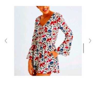 American Eagle Women's Floral Romper