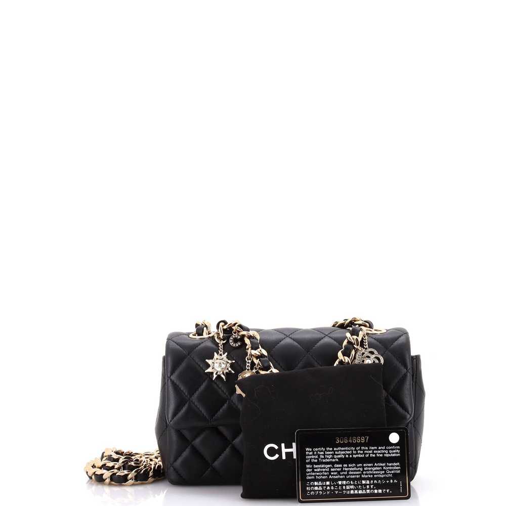 CHANEL Coco Charms Classic Single Flap Bag Quilte… - image 2