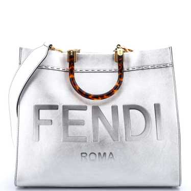 FENDI Sunshine Shopper Tote Leather Medium