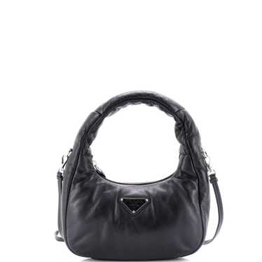 PRADA Padded Hobo Leather Mini