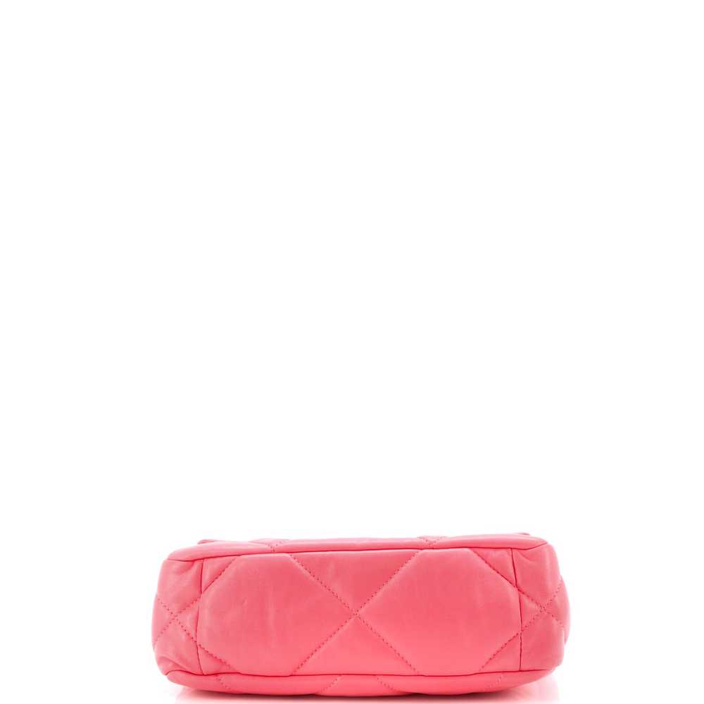 CHANEL 19 Flap Bag Quilted Leather Medium - image 5