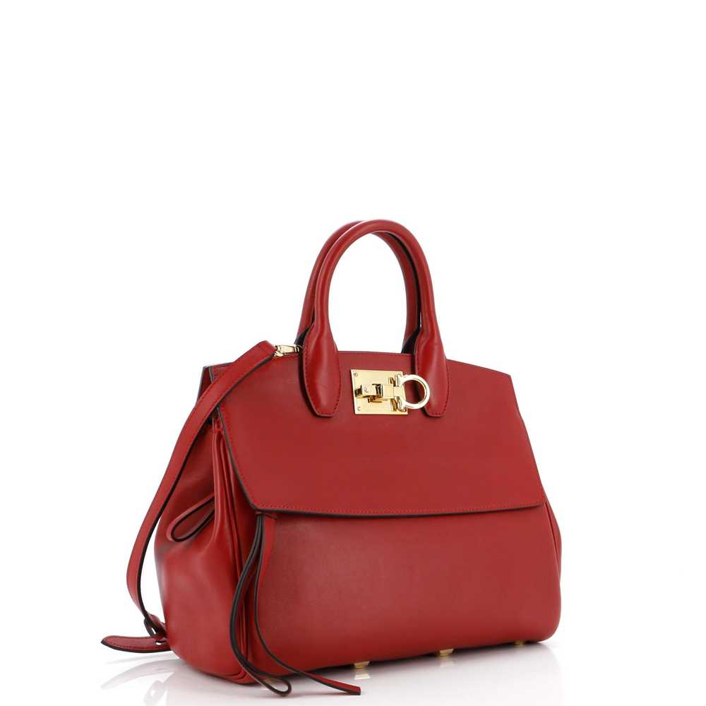 Salvatore Ferragamo Studio Satchel Leather Small - image 2