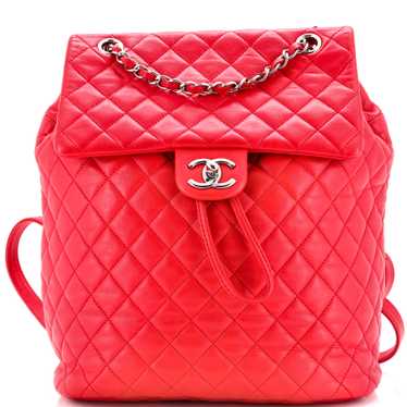 CHANEL Urban Spirit Backpack Quilted Lambskin Larg