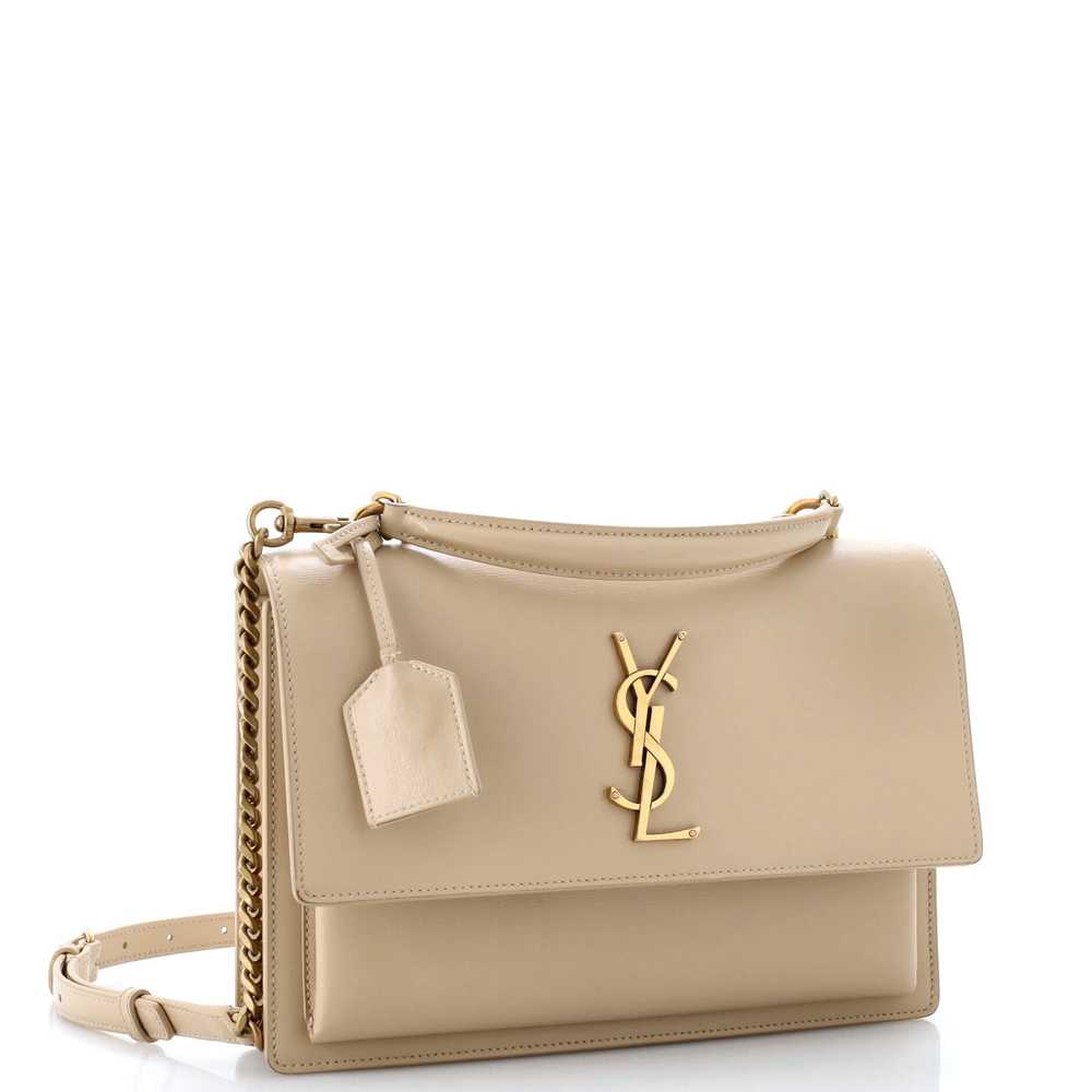 Saint Laurent Sunset Top Handle Shoulder Bag Leat… - image 2