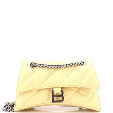 Balenciaga Crush Chain Flap Bag Quilted Crushed Ca