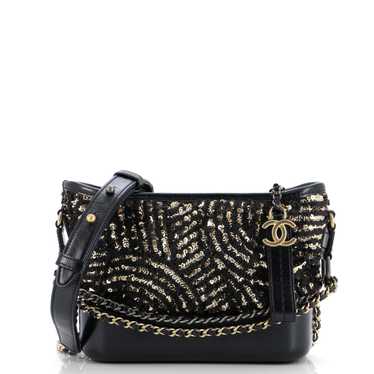 CHANEL Gabrielle Hobo Sequins Small