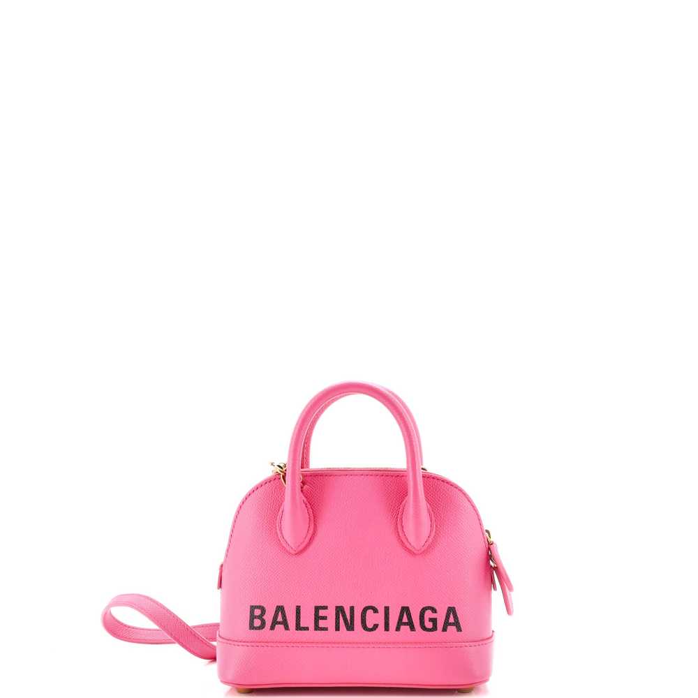 Balenciaga Logo Ville Bag Leather XXS - image 3