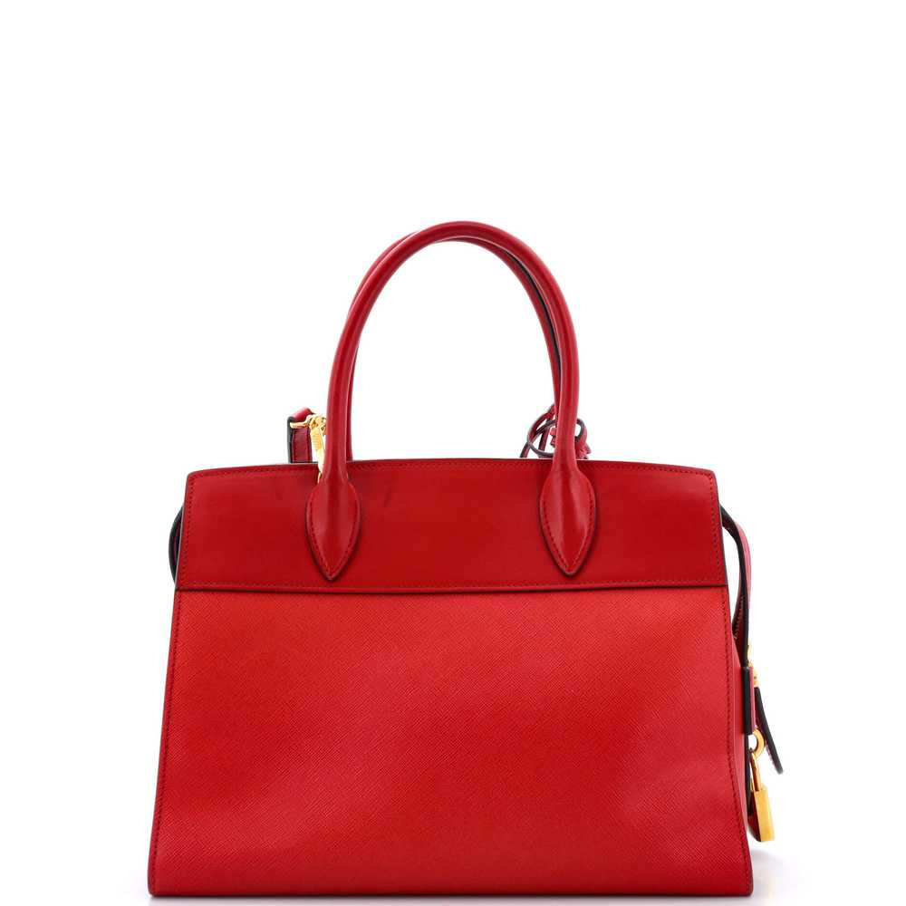 PRADA Esplanade Tote Saffiano with City Calf Medi… - image 3